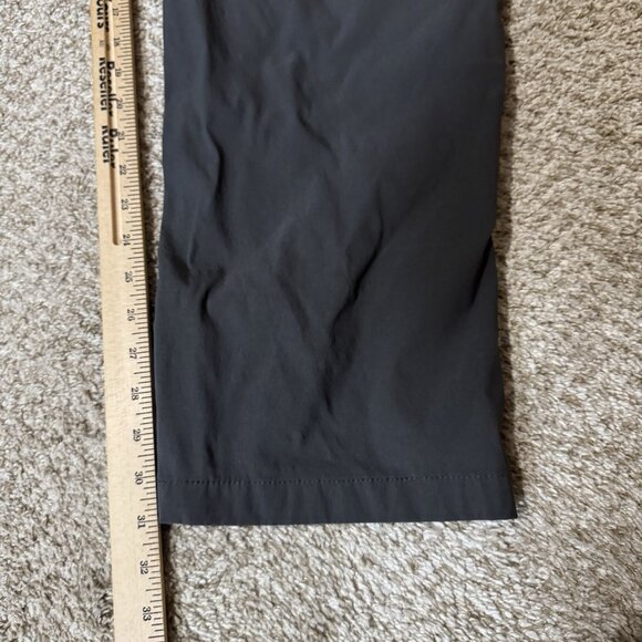 UB Tech Pants Mens 40x30 Gray Nylon Hiking Zipper Pockets Stretch Waist - Picture 11 of 11